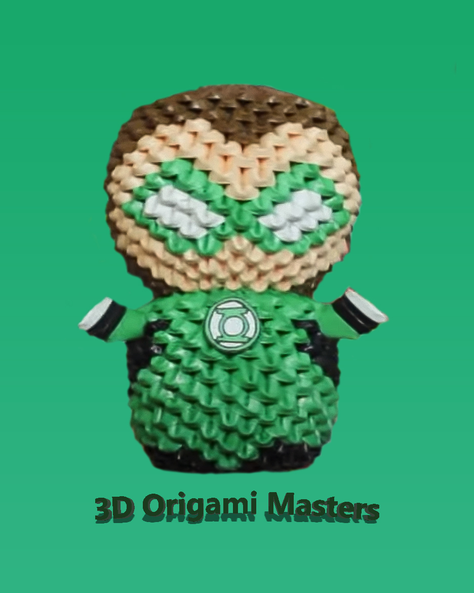 Origami Green Lantern