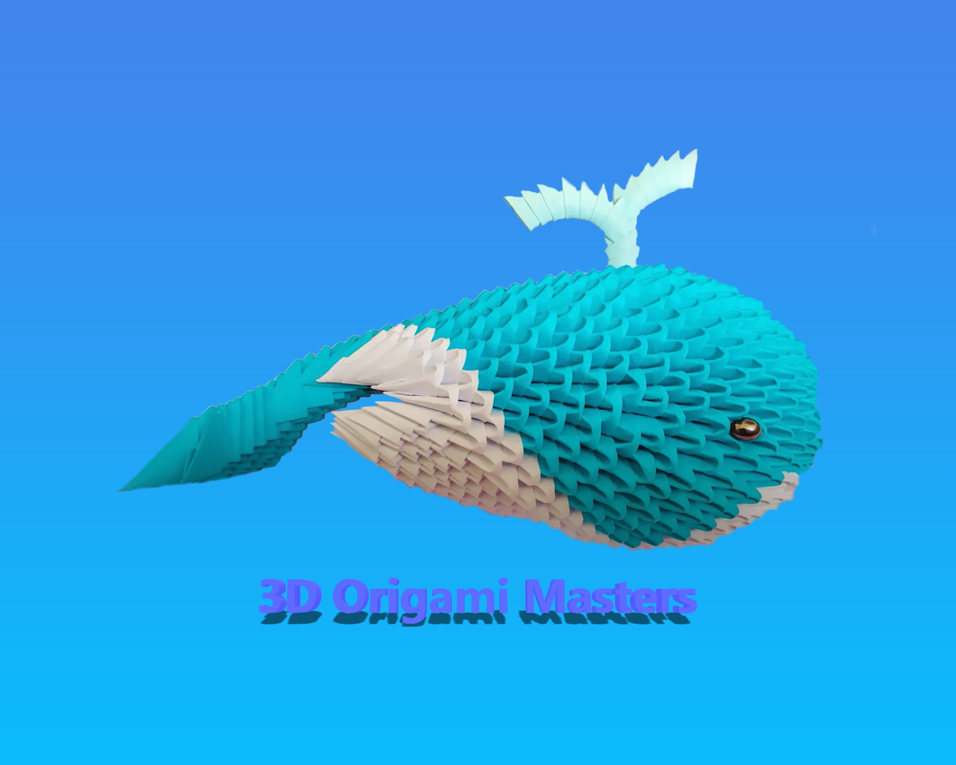Origami Veľryba