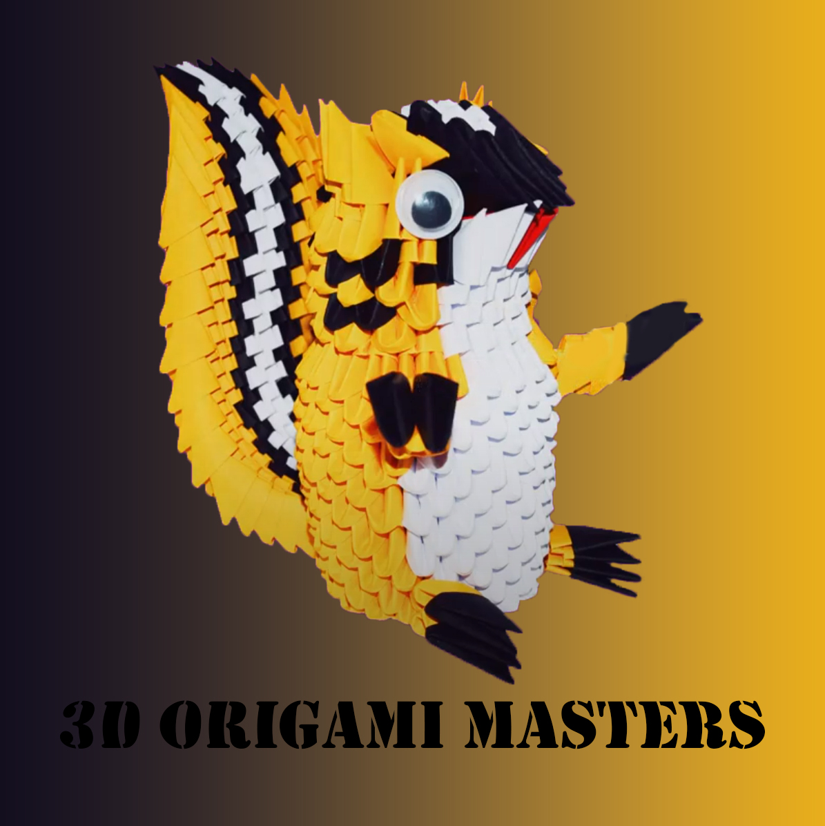 Origami Veverička